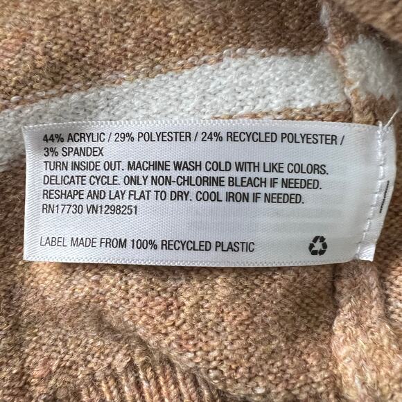 A New Day Oversized Chunky Striped Sweater Size XS - Picture 9 of 10